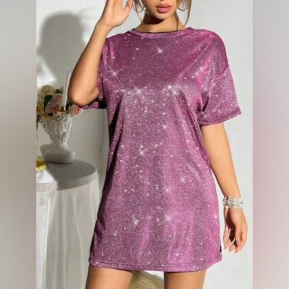 Eras Tour Midghts Era Glitter Dress, Shimmering Dress, Karma Dress - Picture 2 of 9